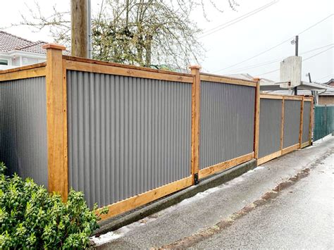 sheet metal fencing|corrugated metal fencing near me.